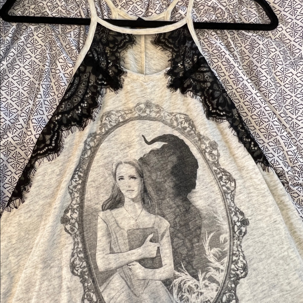 Disney Beauty and the Beast Halter Tank Top